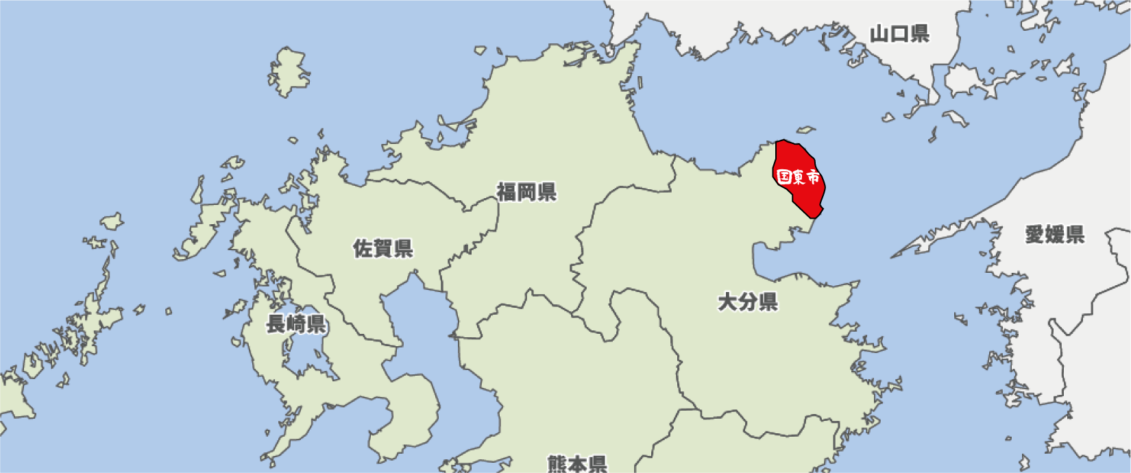 国東半島地図